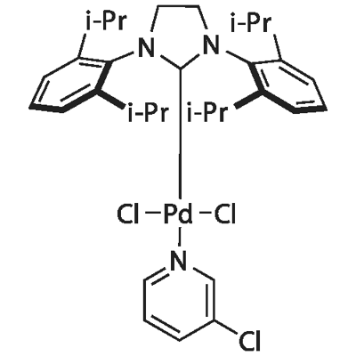 1,3-bis[2,6-di(propan-2-yl)phenyl]imidazolidin-2-ide,3-chloropyridine,dichloropalladium
[1,3-双(2,6-二异丙基苯基)-2-咪唑亚基](3-氯吡啶基)二氯化钯(II)/927706-57-8